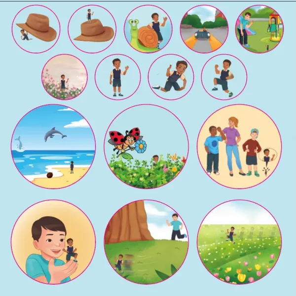 Tiney tiny turner stickersheet