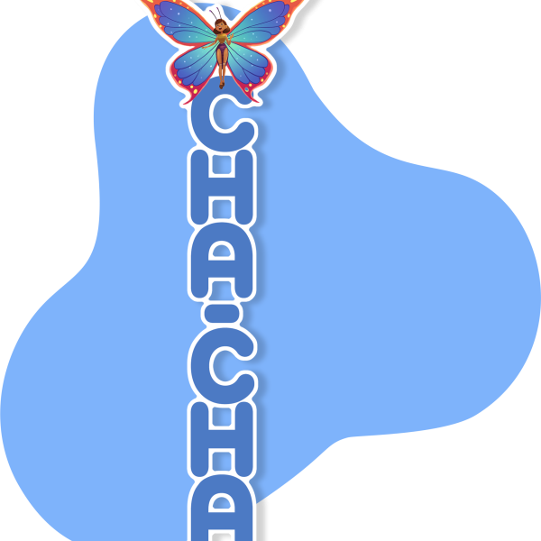 Sele Speaks Without Words Character Bookmark (Cha-Cha the Butterfly)